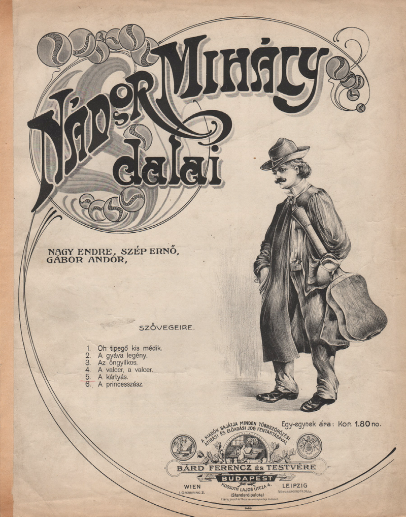 Illustration for article titled Miért szomorú, kisasszony? – csodás kottacímlapok a XX. század elejéről